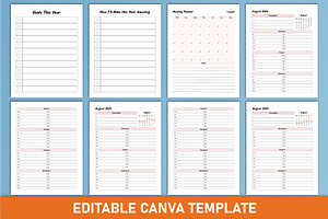 2024-2025 Academic Planner Canva