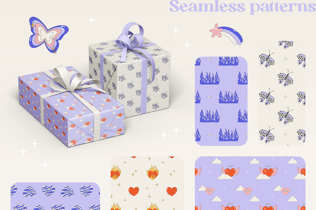 Nostalgia 00s | Graphics & patterns, an Illustration by by Margo (Photo 5 of 7)