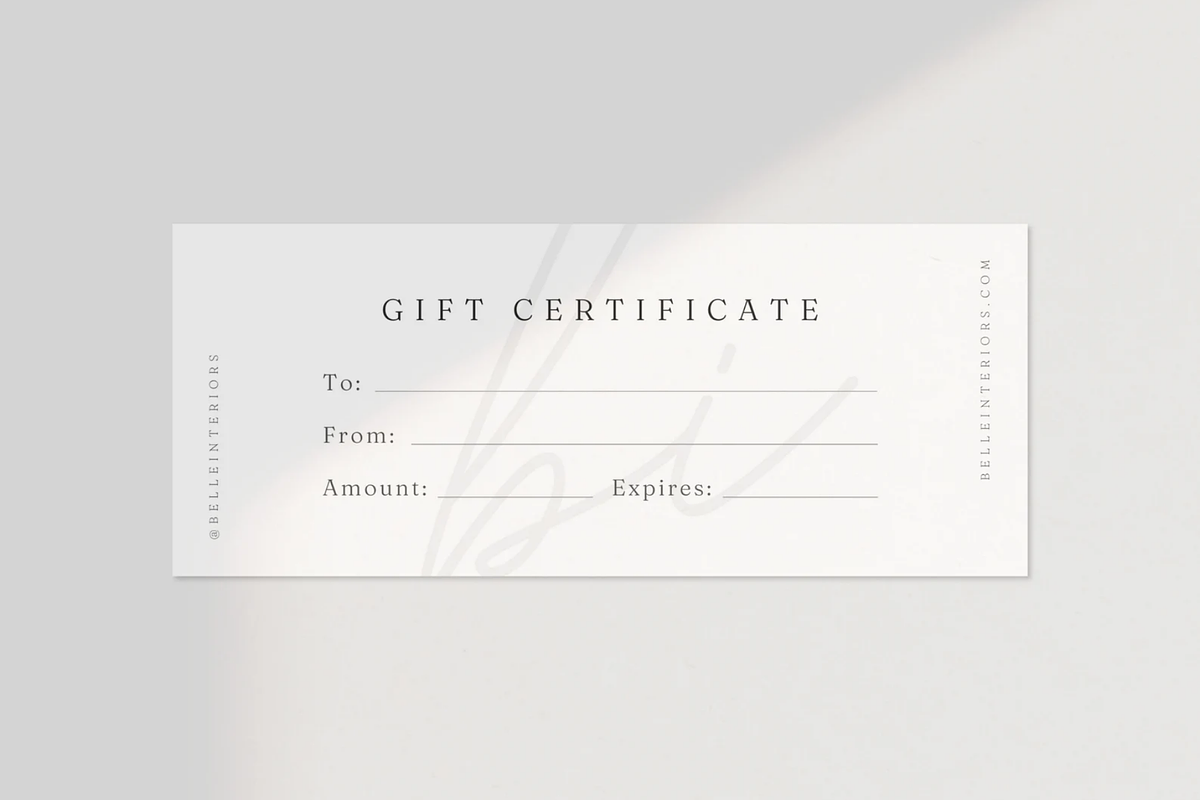Gift Certificate Template Canva, a Business Card Template by frommakertomaker (Photo 3 of 6)