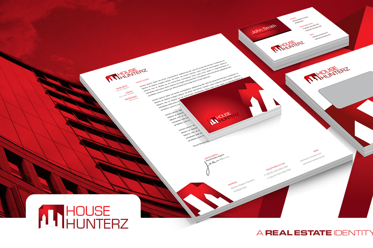 RW Real Estate Identity + Logo, a Stationery Template by Reclameworks (Photo 1 of 5)