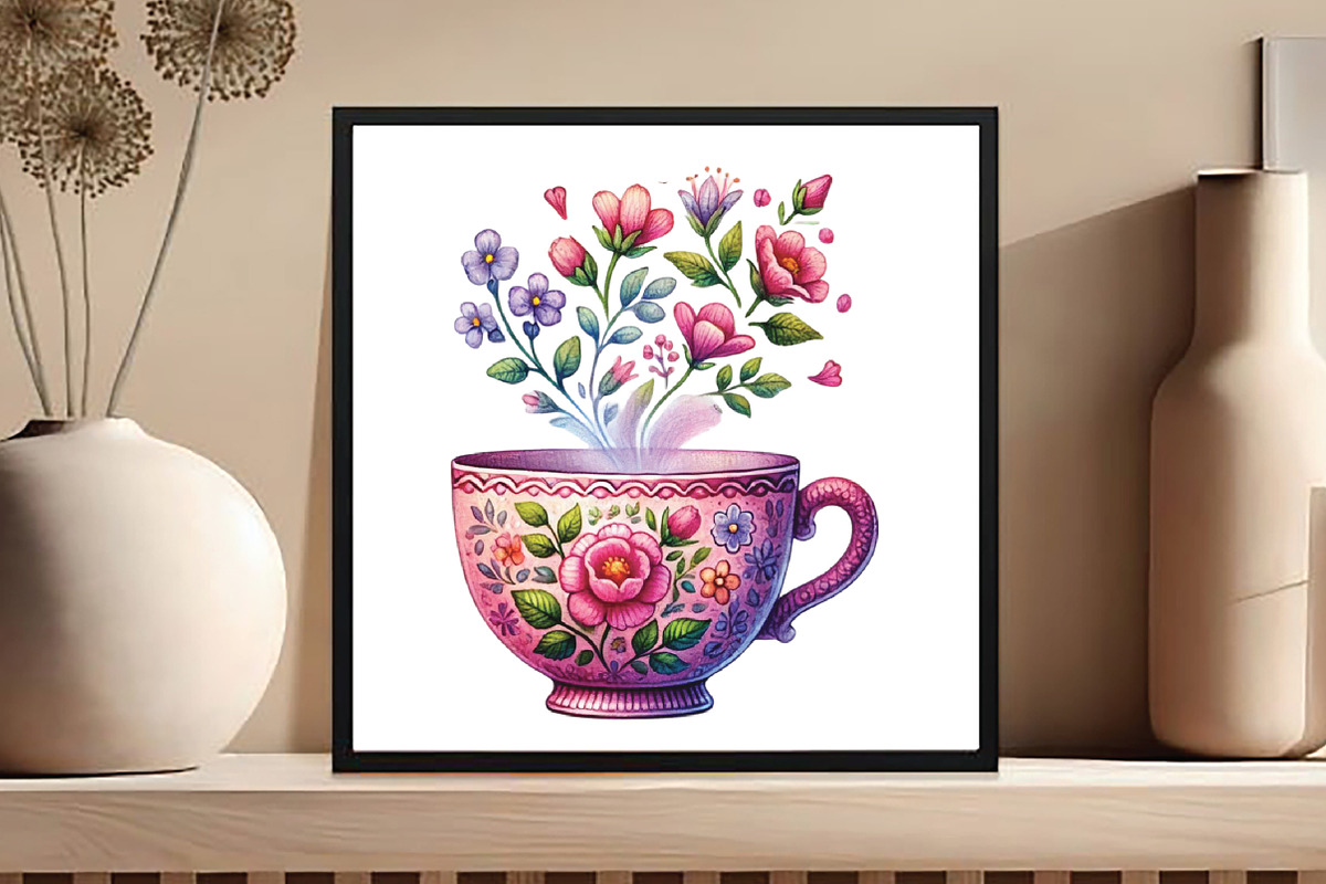 Pink Spring Clipart, an Illustration by DreamCafeArt (Photo 5 of 5)