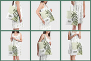 12 Shopping Tote Bag Mockups, a Product Mockup by Grow Design Craft Studio (Thumbnail 2 of 10)
