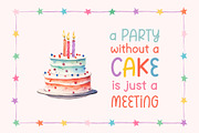 Birthday Cake Handwritten Font, a Handwritten Font by Kaya Fonts (Thumbnail 2 of 25)