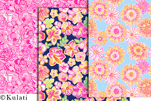 Mixed Preppy Seamless Patterns