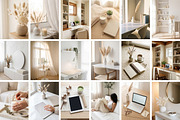 60 White Home Office Stock Photos, a Holiday Photo by Selenique Studio (Thumbnail 8 of 9)
