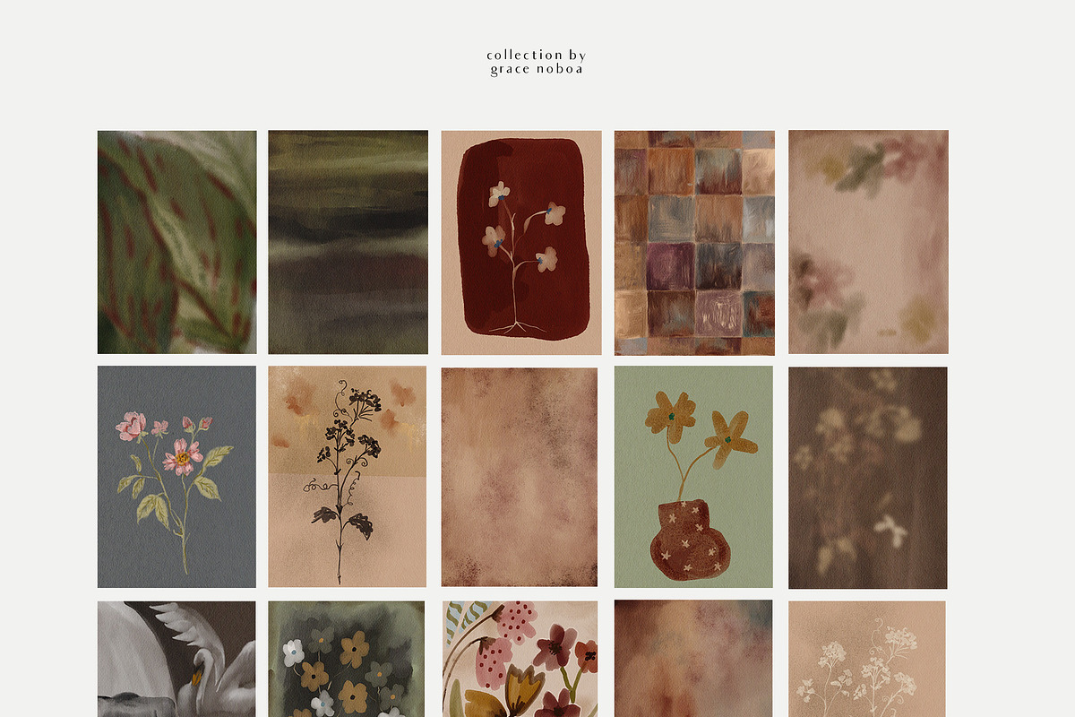 Gallery background prints & posters, a Background Graphic by Grace Noboa Illustrations (Photo 11 of 12)