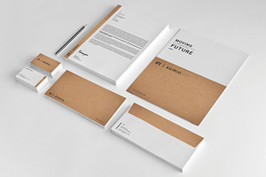 Corporate Identity Template, a Stationery Template by retrographix