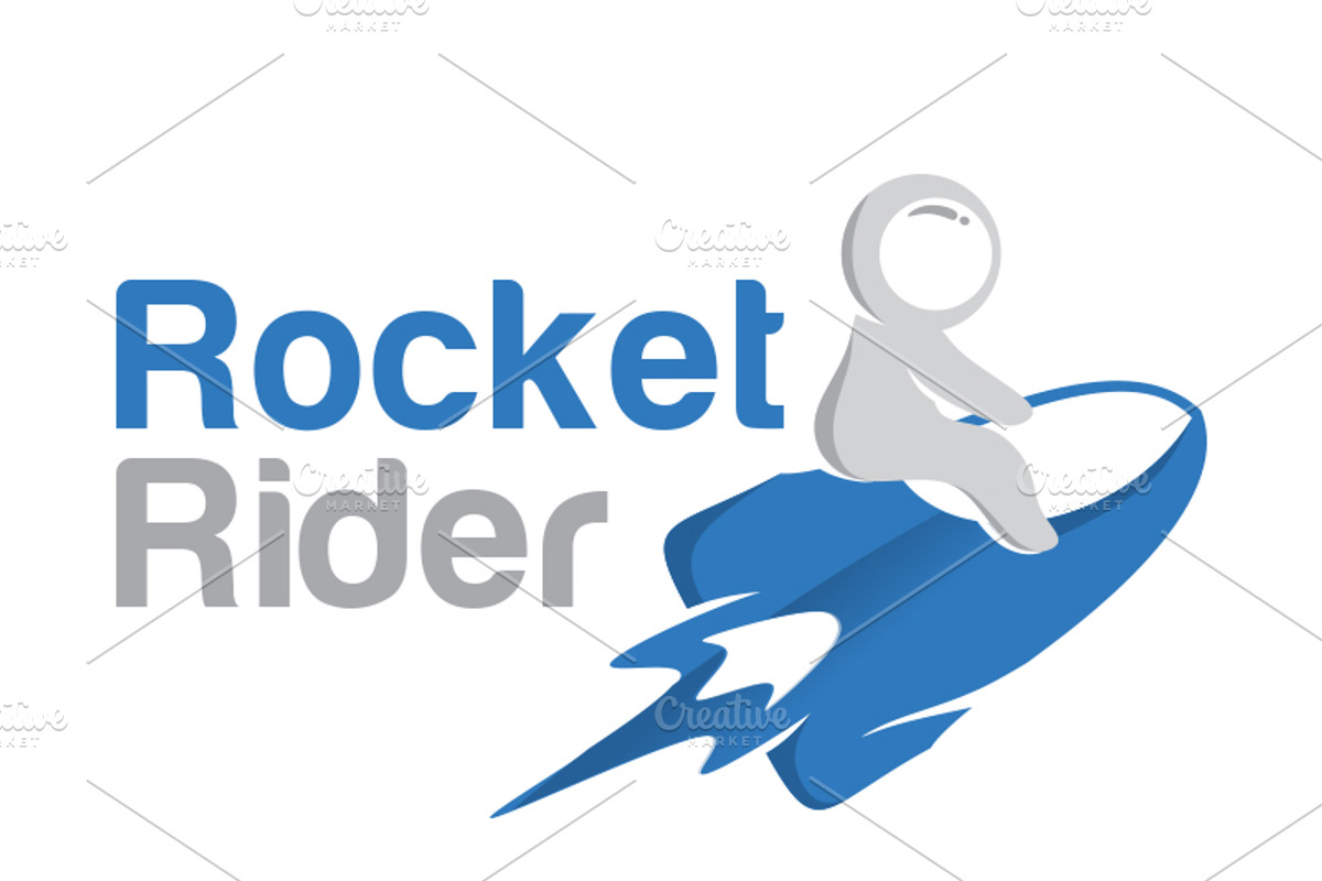 Rocket Rider Logo Template, a Branding & Logo Template by Zlaws (Photo 1 of 4)