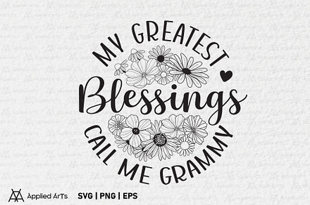 My Greatest Blessing Call Me Grammy, an Object Graphic by Applied Arts