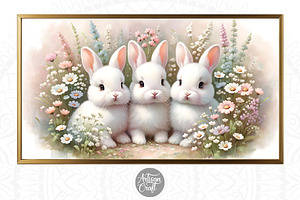 Easter bunny Frame TV art