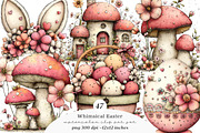 Whimsical easter clipart set, an Illustration by SinaCreation (Thumbnail 1 of 10)