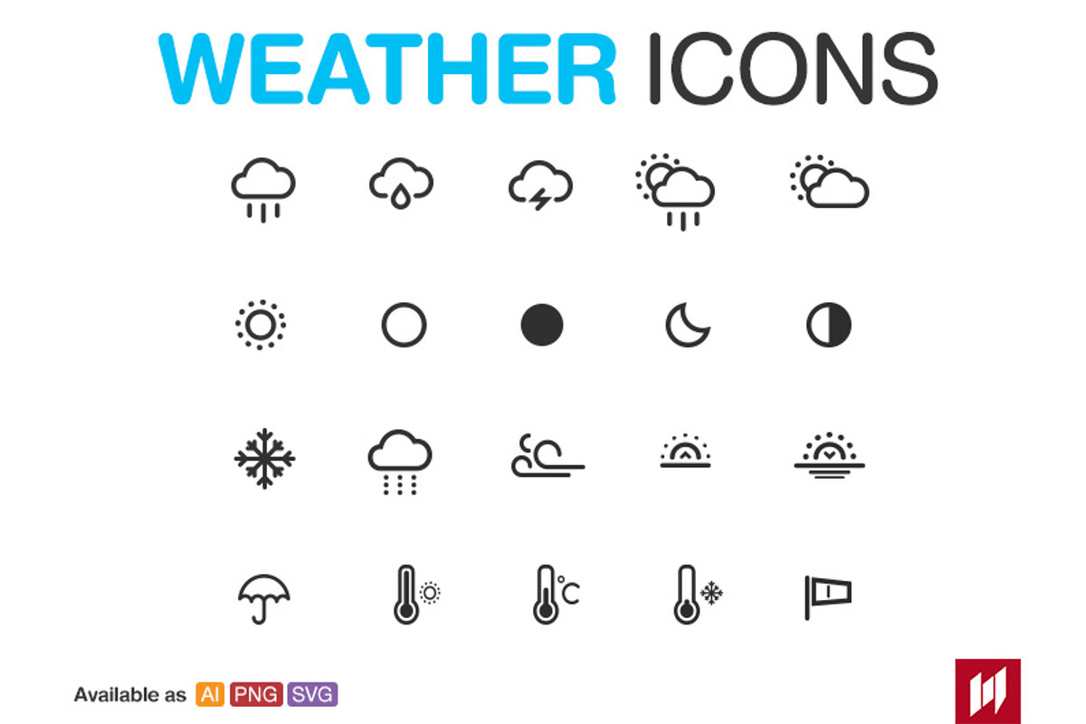 Weather Set, an Icon by NAS (Photo 1 of 3)