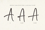 Rough Scribble Script, a Script Font by Ef Studio (Thumbnail 7 of 15)