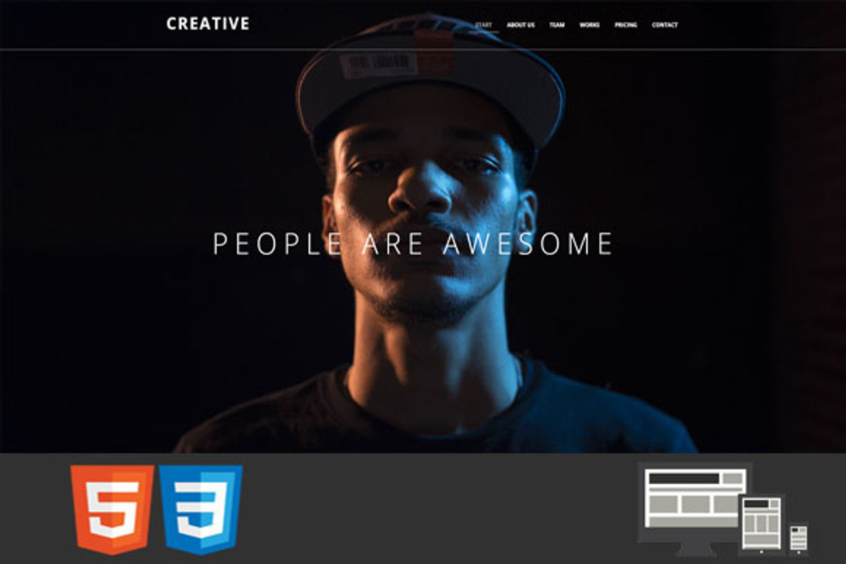 Creative - HTML Template, a Landing Page Template by earthquake (Photo 2 of 7)