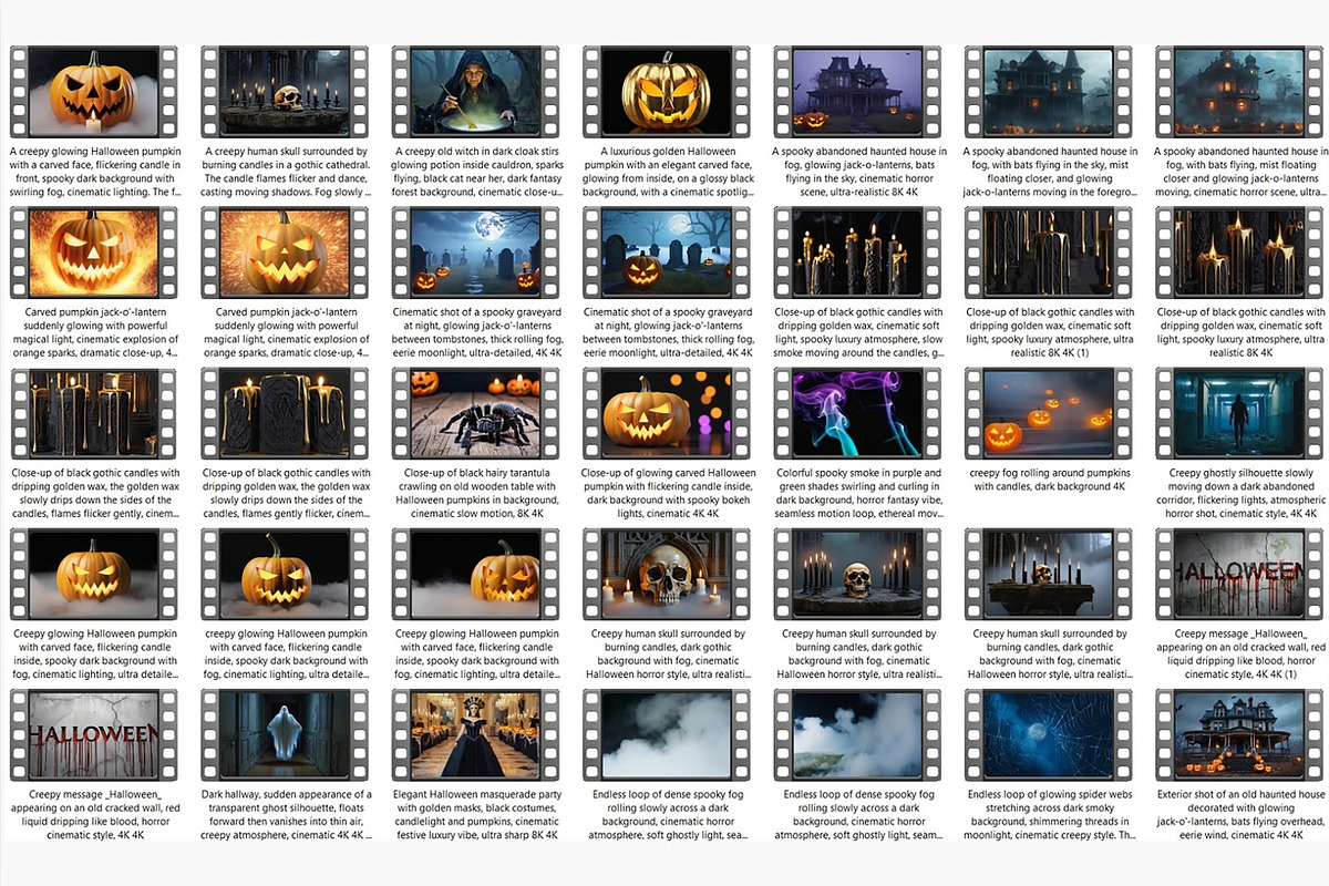 Halloween Video Backgrounds Pack, a Scene 3D Model by MarisoArt (Photo 4 of 5)
