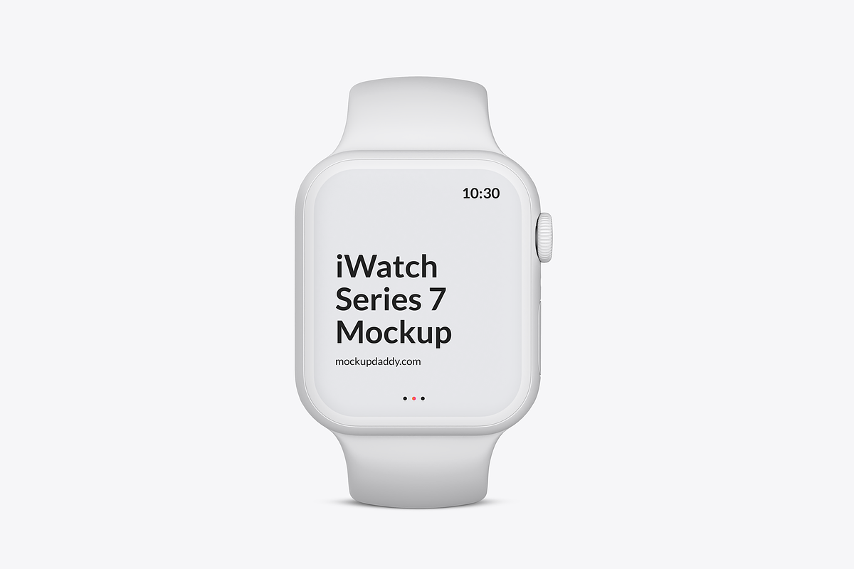 Apple iWatch Clay Mockup, a Product Mockup by Mockupdaddy (Photo 3 of 11)