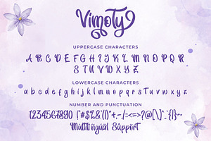 Vimoty - Handwritten Font