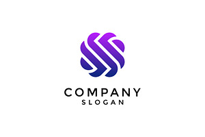 abstract S lettermark logo, a Branding & Logo Template by Rasagama Studio