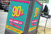 90s Party Flyer Template V2, a Flyer Template by FlyerHeroes (Thumbnail 2 of 4)