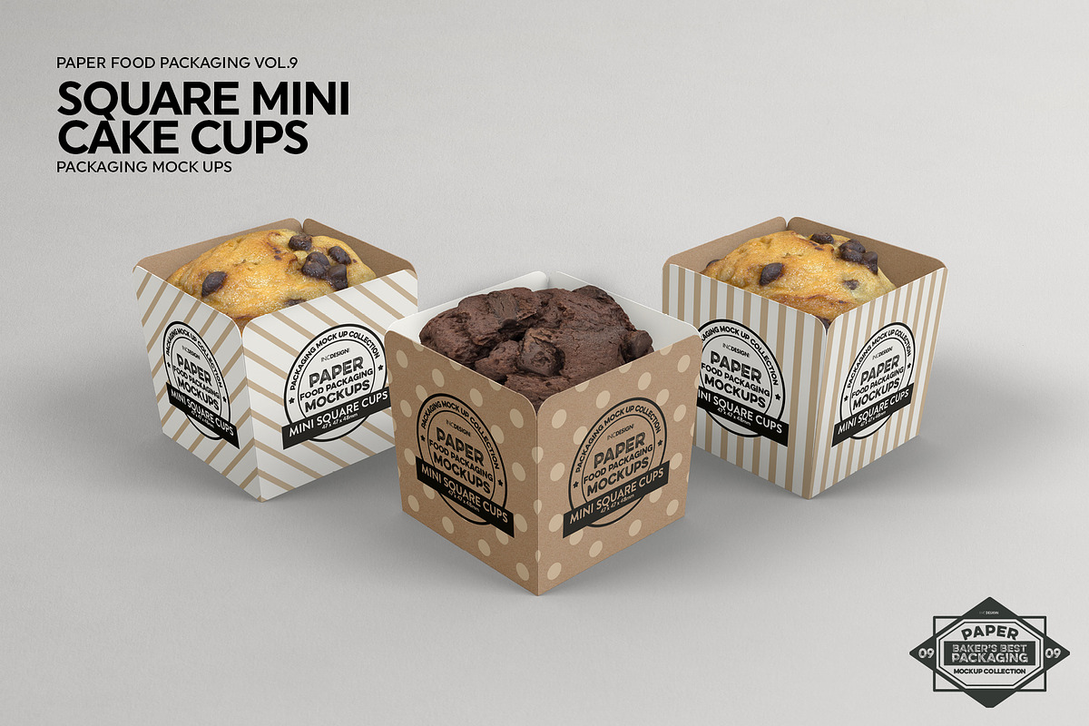 VOL.9: Food Box Packaging Mockups, a Cups & Container Mockup by INCDesign (Photo 2 of 21)