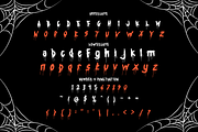 Black Thread Horror Font, a Font by PutraCetol Studio (Thumbnail 5 of 5)