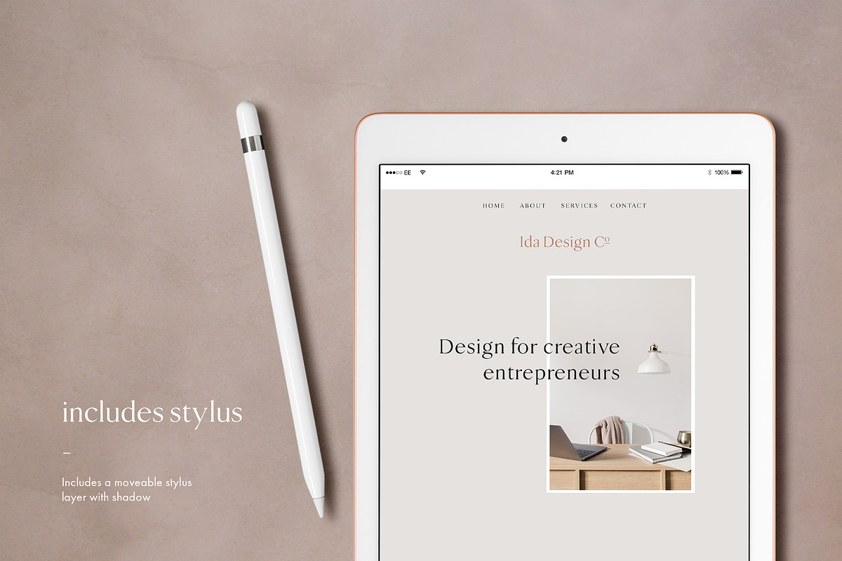 Ida - iPad Mockup Scene Creator, an iPad Mockup by Moyo Studio (Photo 10 of 16)