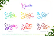 The Beautyline + Extra, a Script Font by PutraCetol Studio (Thumbnail 3 of 8)