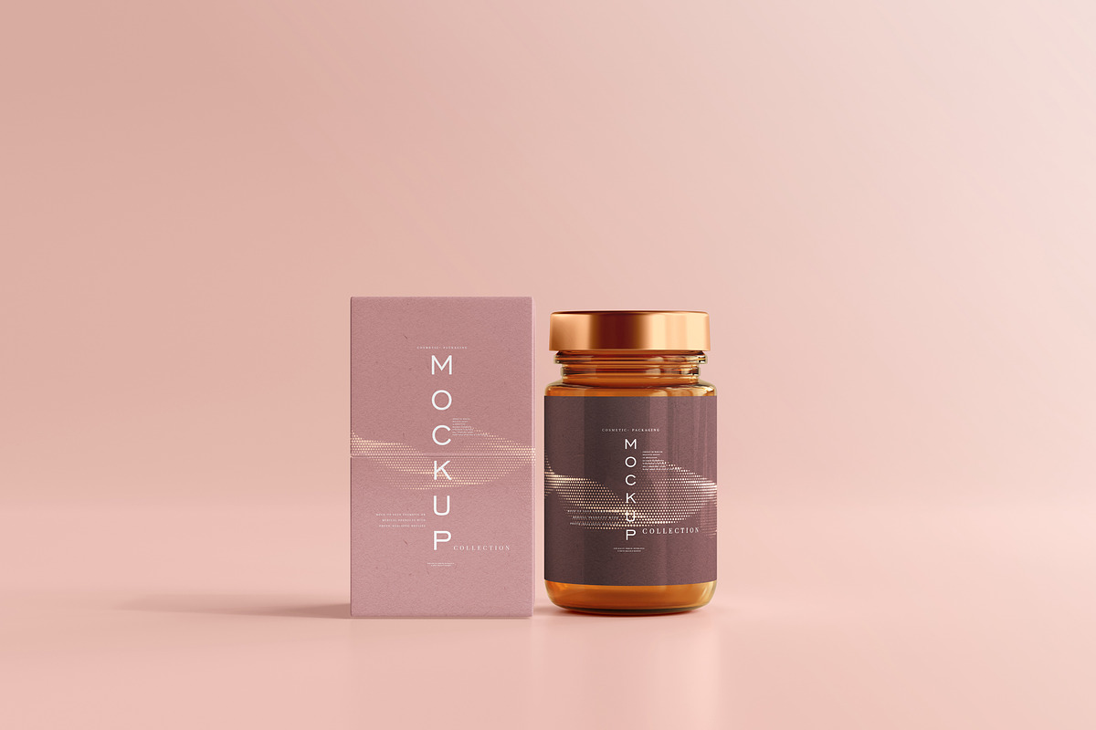 390+ Cosmetic Branding Mockup Scenes, a Cups & Container Mockup by pmvch (Photo 214 of 367)