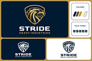 Stride - Aggressive Eagle in Shield, a Branding & Logo Template by Suhandi (Thumbnail 1 of 4)