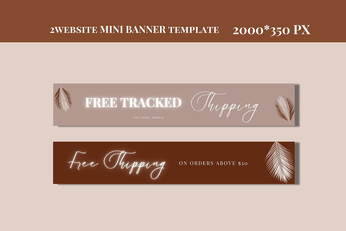 Canva Website Banner Templates -Bold preview 7