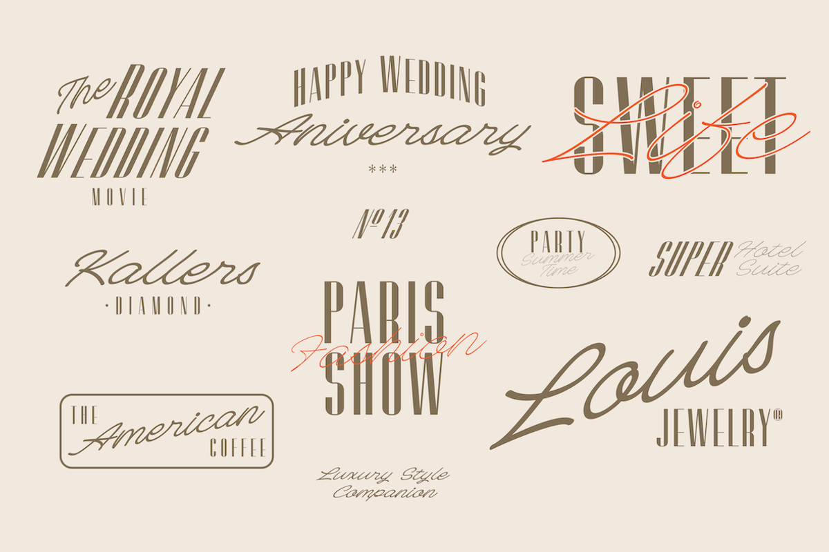 Amoure Brides Couple Font, a Sans Serif Font by Panatype™ Studio (Photo 2 of 9)
