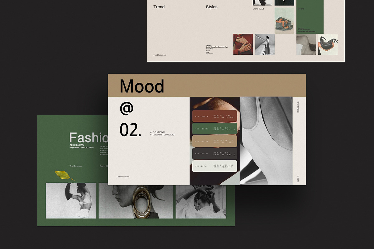 Brand / Mood and Brief, a Presentation Template by Studio Industry (Photo 7 of 12)