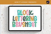 Procreate Block Lettering Brushset, a Brush Add-On by Hewitt Avenue (Thumbnail 1 of 5)