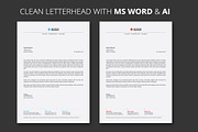 Simple Letterhead, a Stationery Template by DesignGhar (Thumbnail 5 of 5)