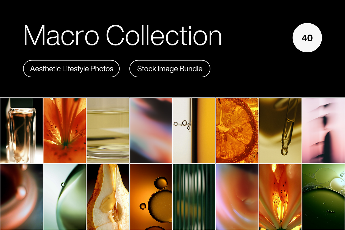 40 Macro Aesthetic Stock Images, an Abstract Photo by Digital Asset Co (Photo 1 of 9)