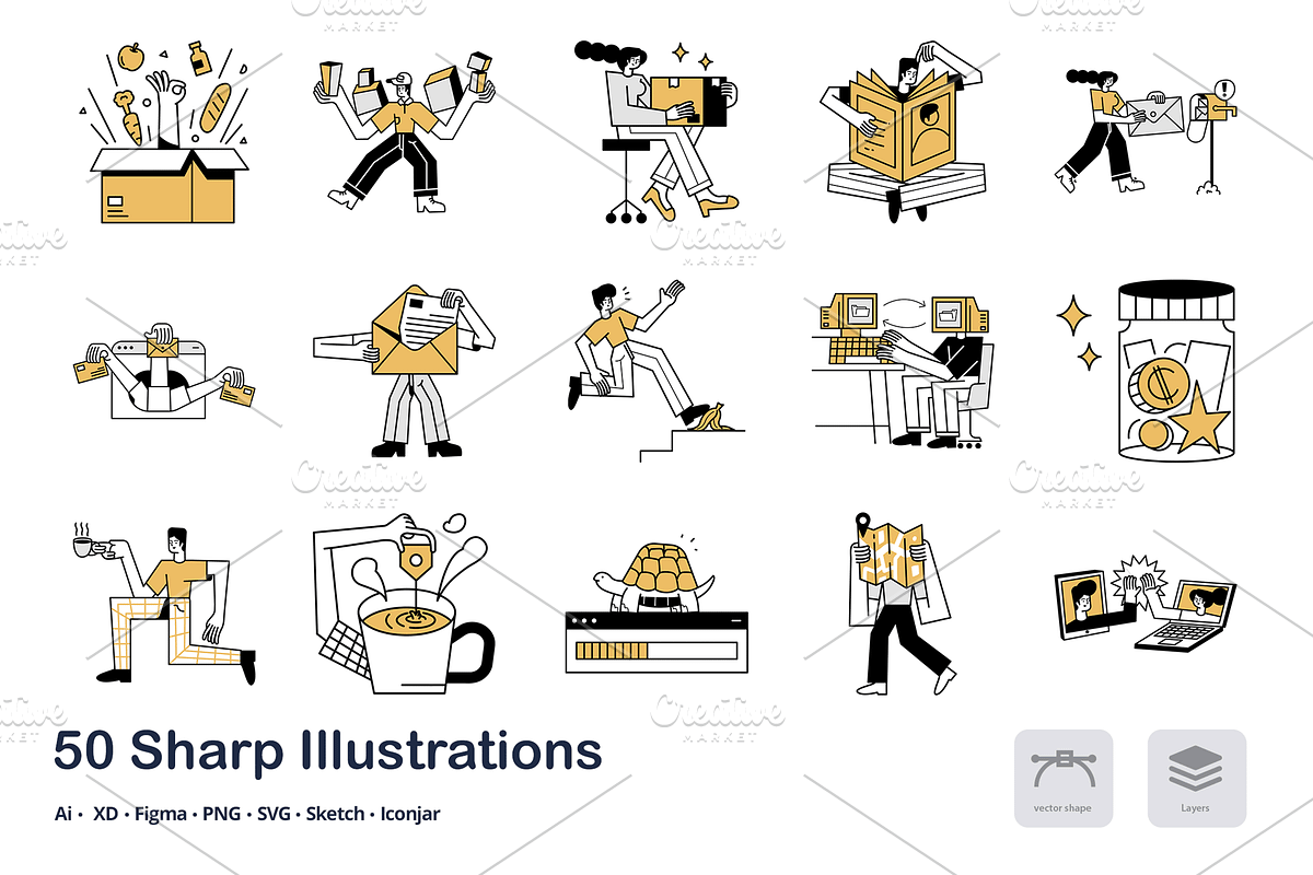 Sharp - 50 Illustrations, an Animal Illustration by Vectopus.com (Photo 2 of 4)