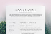 Professional Resume 2, a Resume Template by DEFNST (Thumbnail 1 of 3)