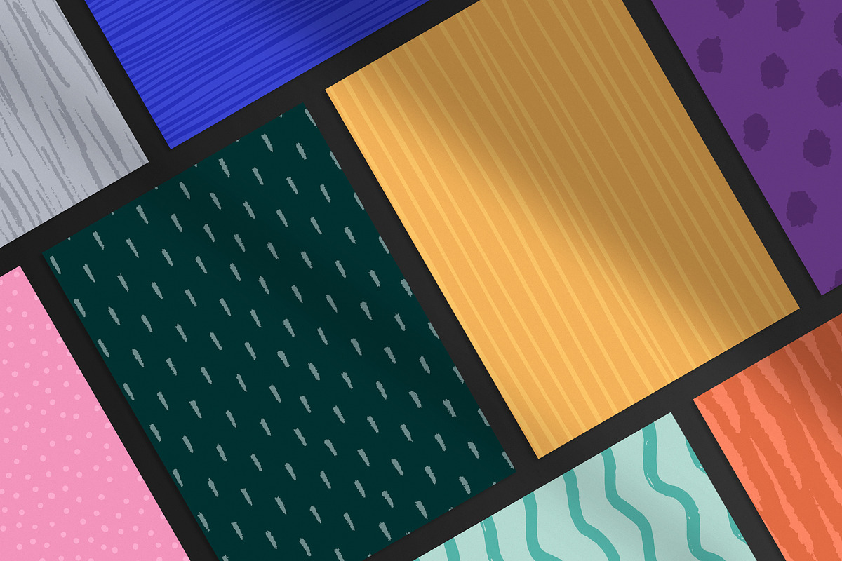50 Hand-Drawn Dot & Stripe Patterns, a Pattern Graphic by Artec Maison (Photo 15 of 19)