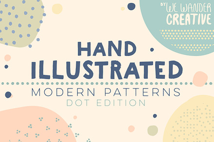 Hand Illustrated Dot Patterns