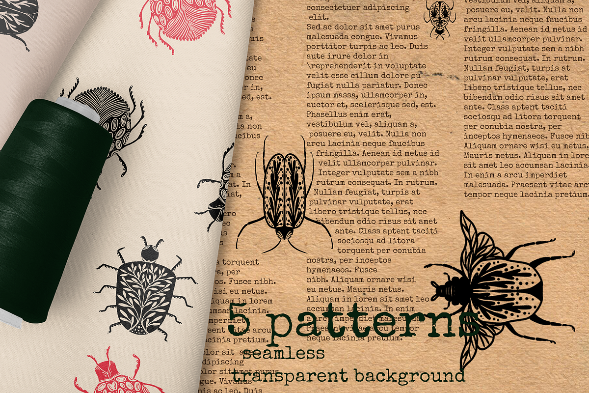 Bugs - set of PNG & EPS images, an Object Graphic by saturday.sketch (Photo 4 of 6)