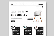 Website Landing Page Design Layout, a Landing Page Template by MightyDesign (Thumbnail 2 of 9)