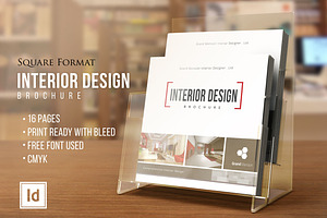 INTERIOR DESIGN • Square Brochure •