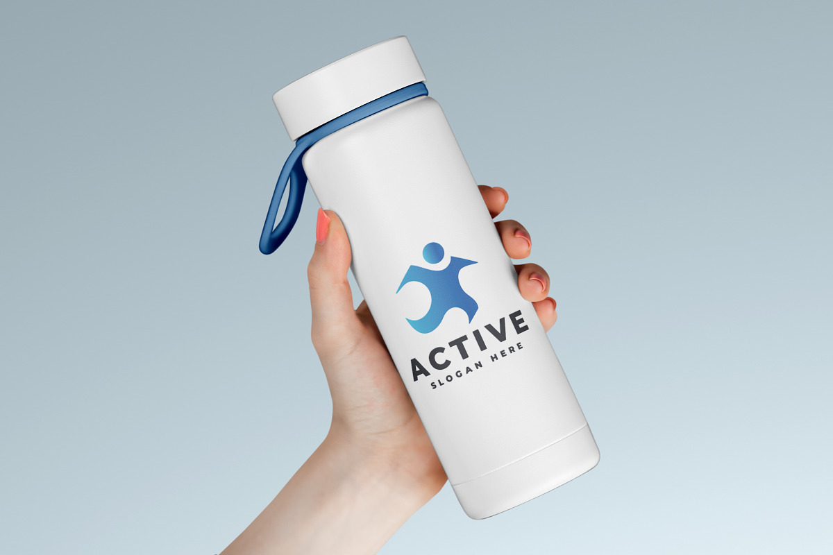 Active - Dynamic Human Figure Logo, a Branding & Logo Template by Design_Planet (Photo 1 of 2)