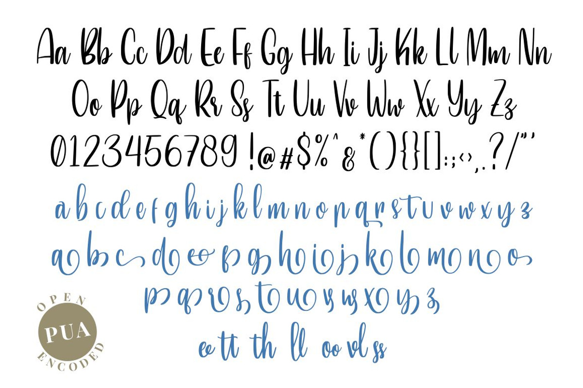 Betterlove - Handlettering Font preview 3