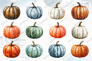 Fall Pumpkin Clipart PNG Autumn, a Graphic by designcity5 (Thumbnail 2 of 5)