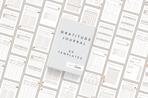 Editable Canva Gratitude Journal PDF