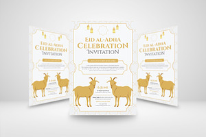 Eid al-Adha Celebration Invitation, an Invitation Template by Artnivora.Std
