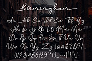 Birmingham Signature, a Script Font by Aldedesign (Thumbnail 7 of 7)