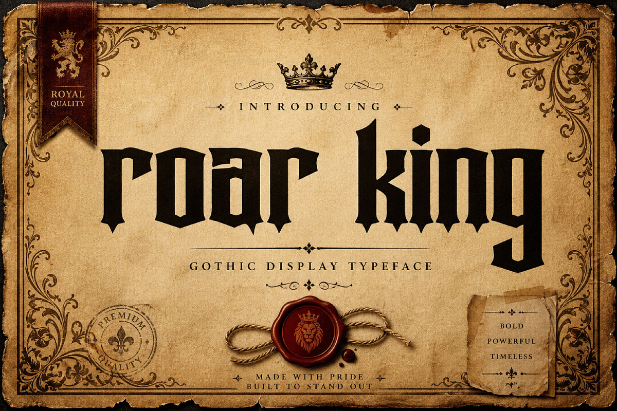 Modern Blackletter Mega Fonts Bundle, a Blackletter Font by Wow Magic (Photo 15 of 20)
