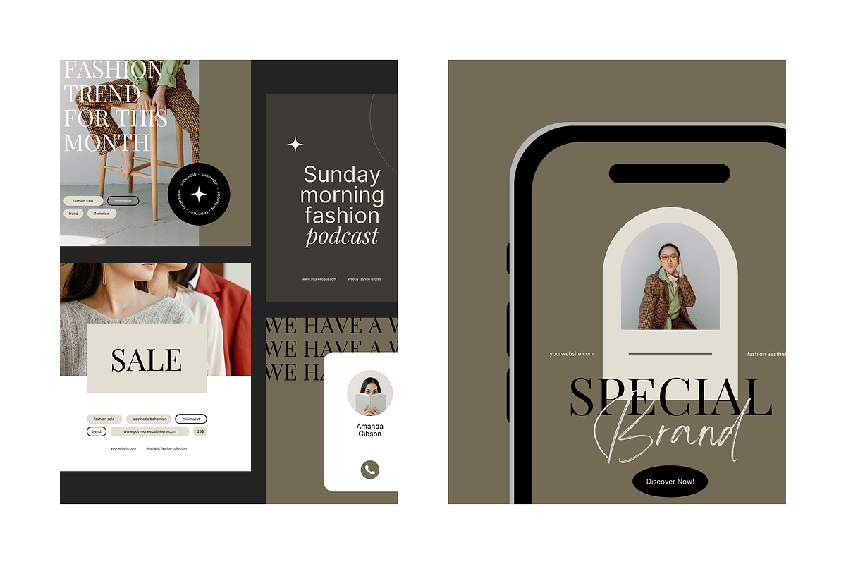 Fashion Canva Instagram Post, a Social Media Template by Angkalimabelas (Photo 4 of 5)